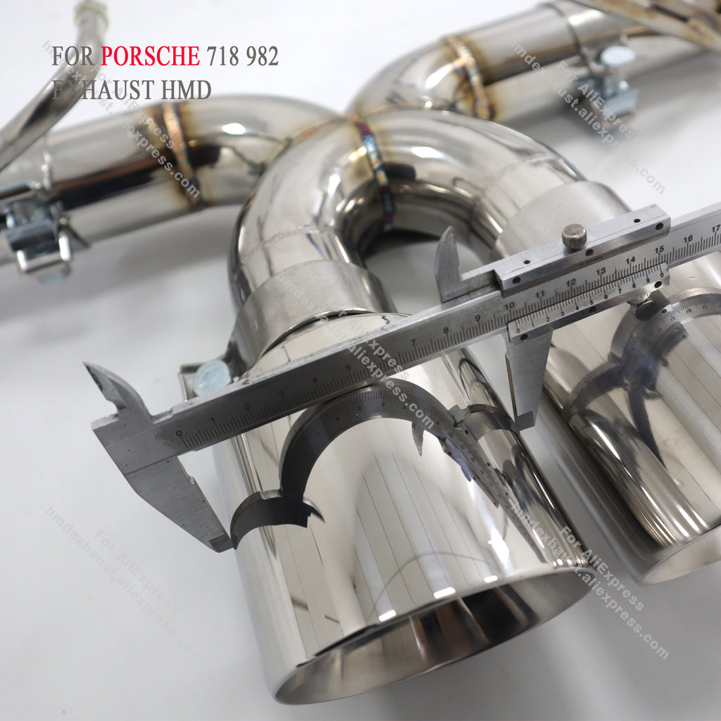 Porsche 718 982 Straight Catback SUS304 High Flow Exhaust System