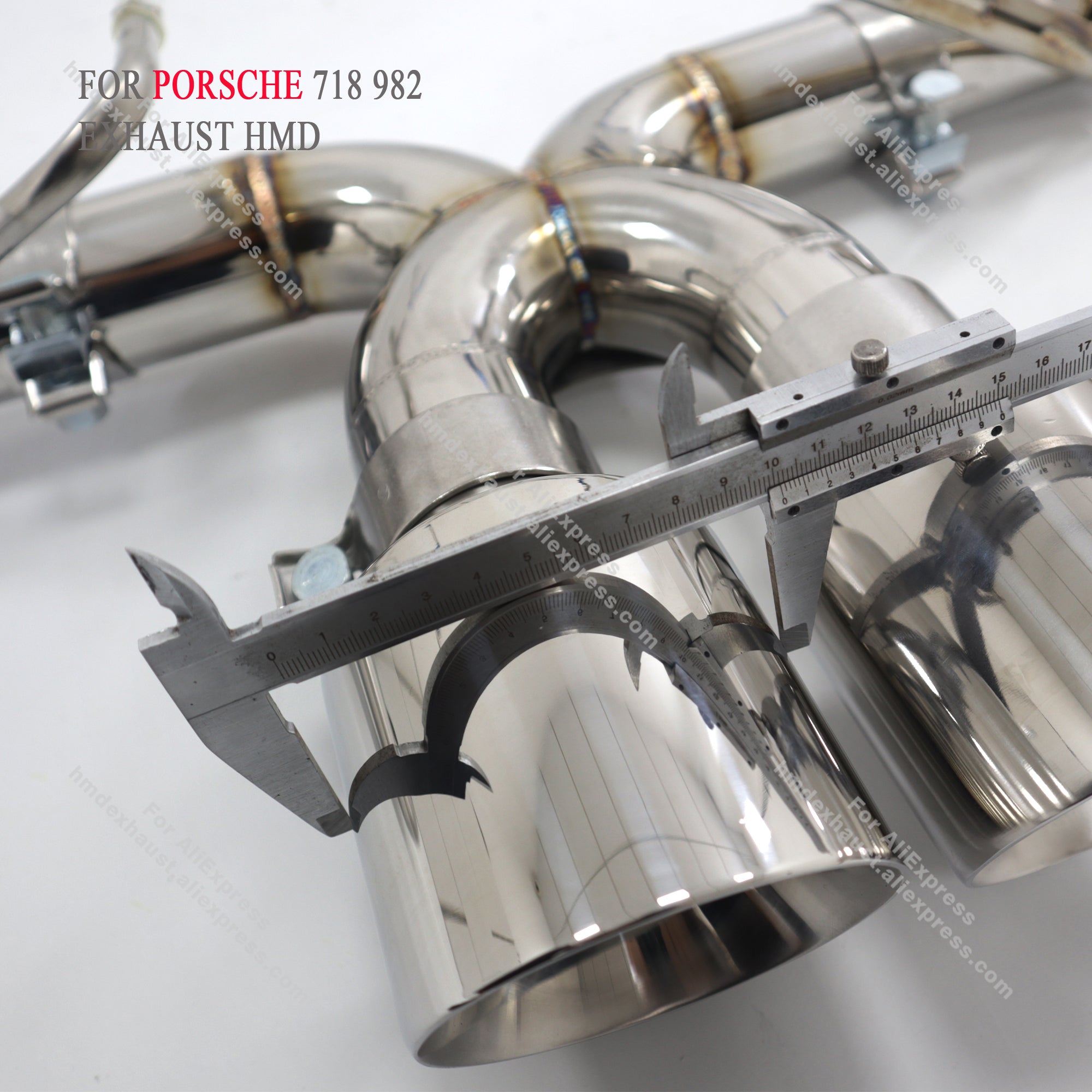 Porsche 718 982 Straight Catback SUS304 High Flow Exhaust System