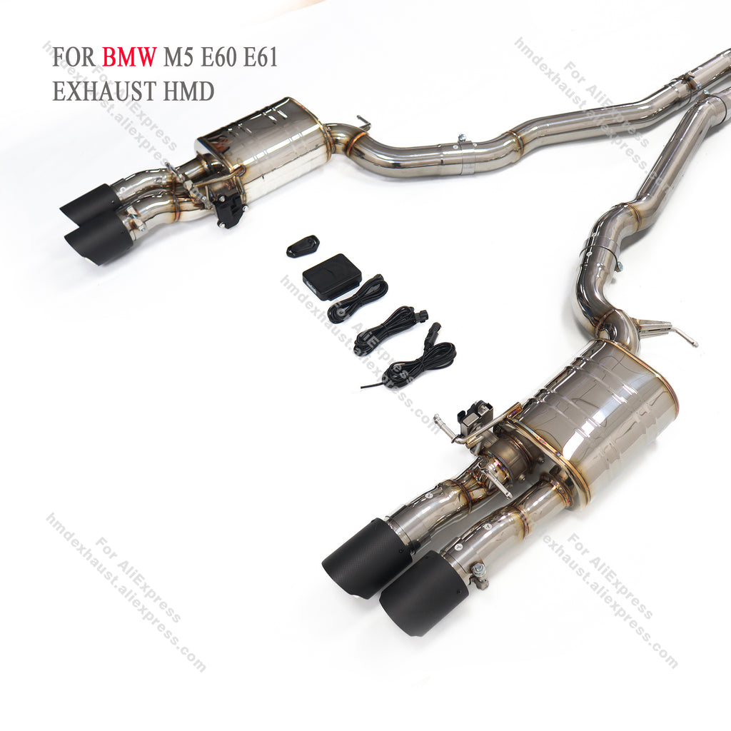 BMW M5 E60 E61 catback sus304 Valved Sport Exhaust System