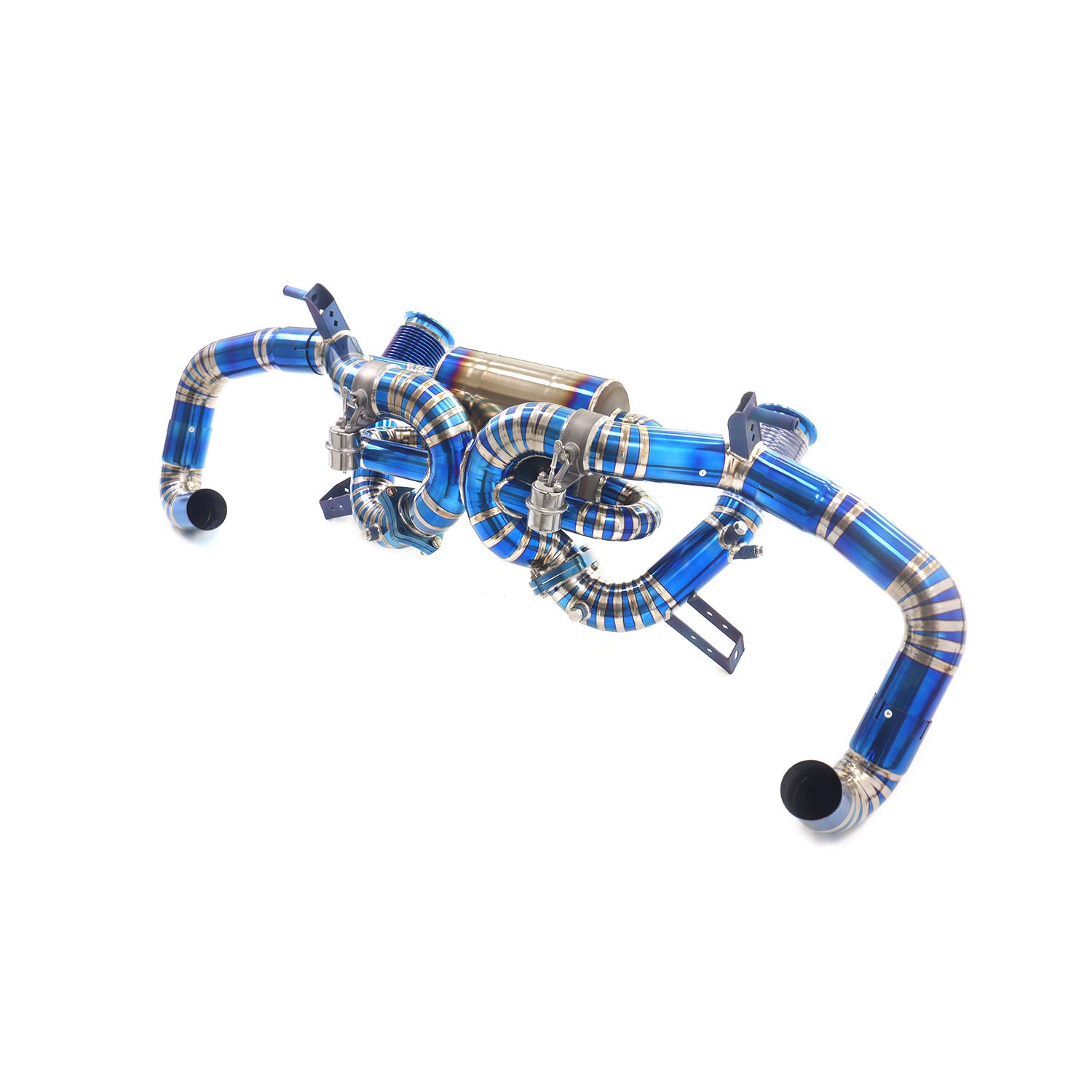 Audi R8 V10 5.2L Catback For OPF‑Equipped models Titanium Valved Sport Exhaust System with X Pipe