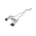 BMW M3 M4 F8X catback sus304 Valved Sport Exhaust System Version with two small mufflers