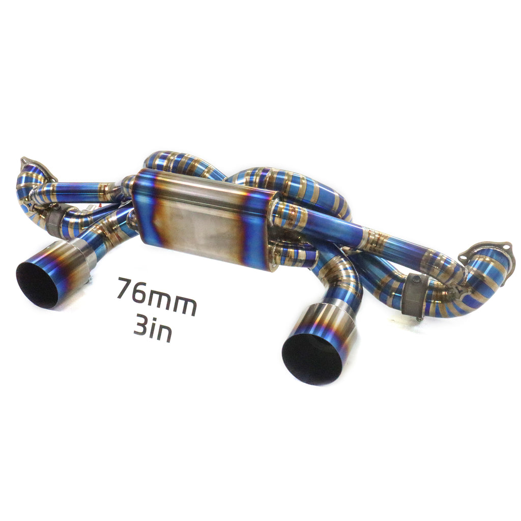 Porsche 718 GT4 RS 4.0L Catback Titanium Valved Sport Exhaust System