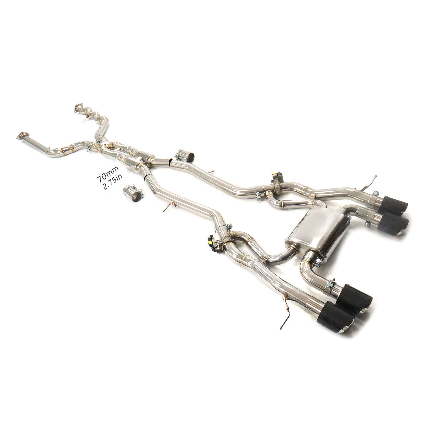 BMW M3 M4 G8X catback sus304 Valved Sport Exhaust System