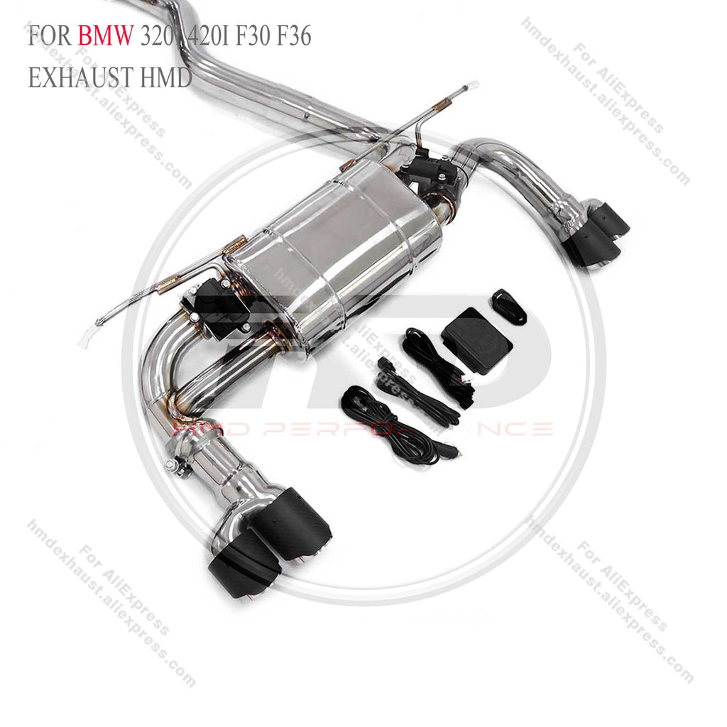 BMW 320i 420i f30 f36 catback sus304 Valved Sport Exhaust System