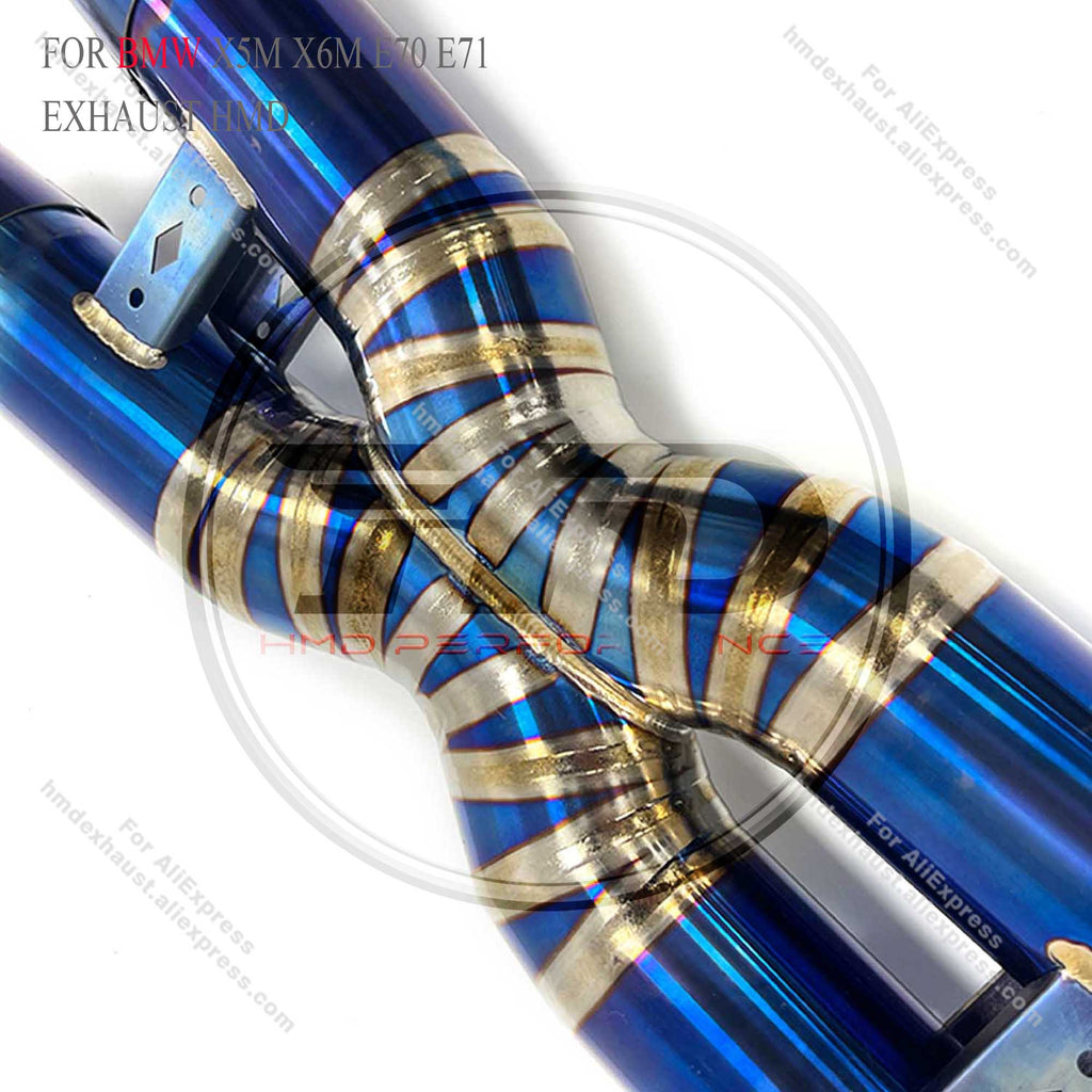 BMW X5M X6M E70 E71 Catback Titanium Valved Sport Exhaust System