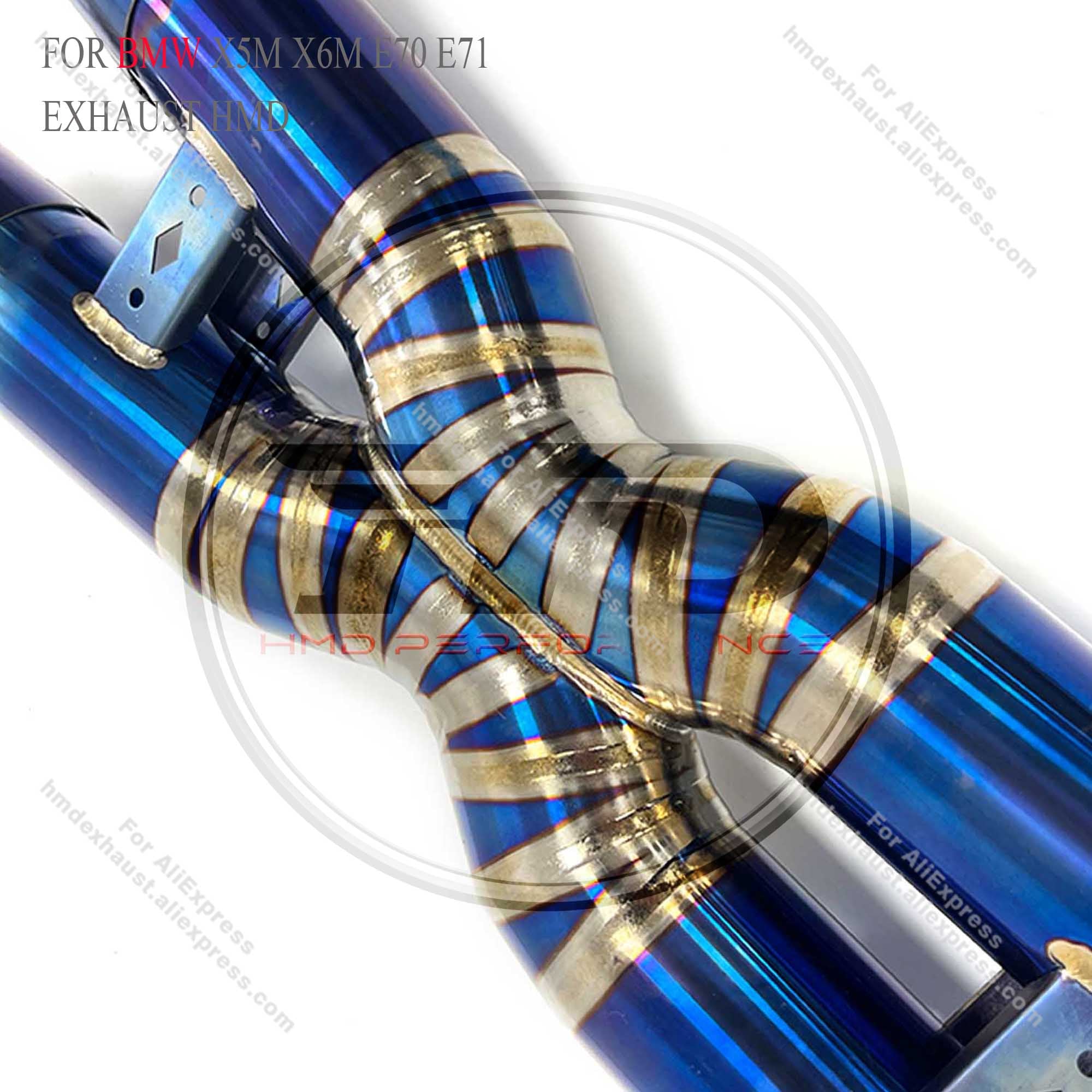 BMW X5M X6M E70 E71 Catback Titanium Valved Sport Exhaust System