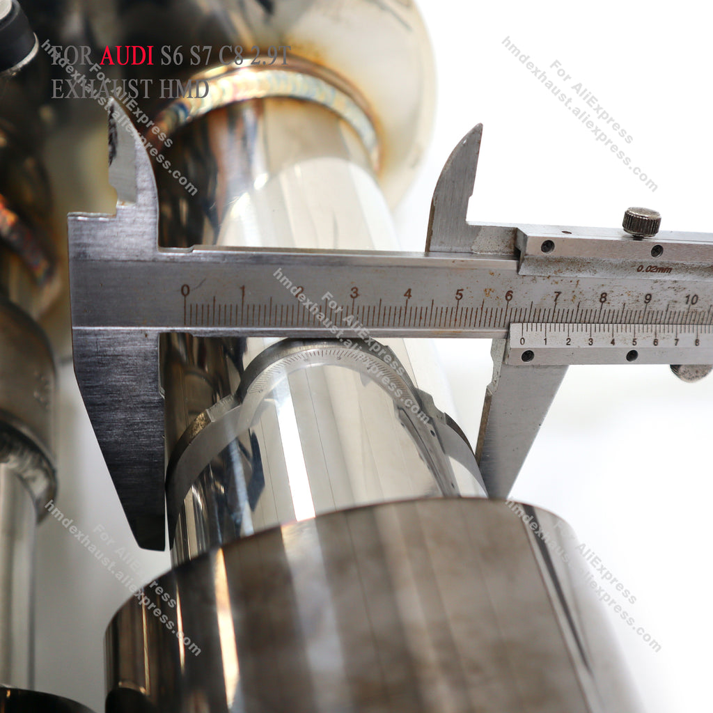 Audi S6 S7 C8 2.9T catback sus304 Valved Sport Exhaust System