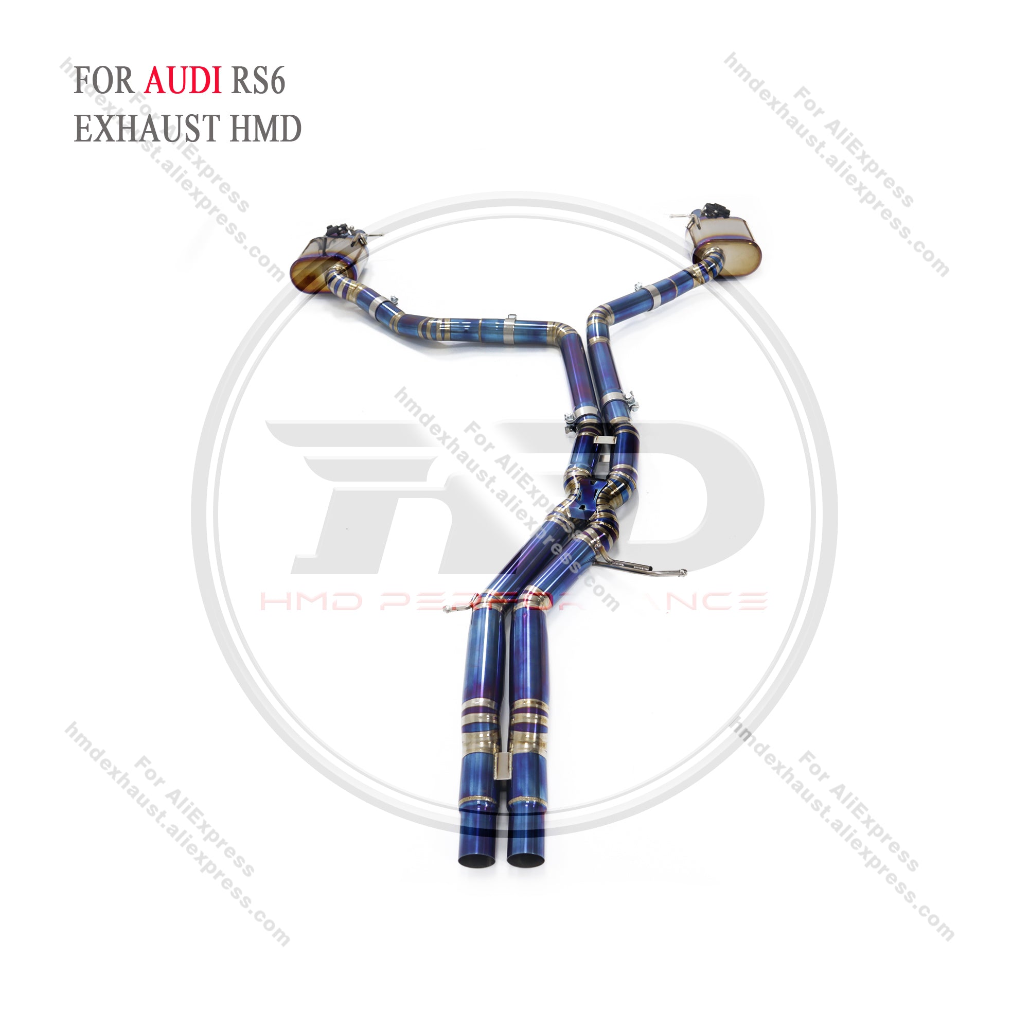AUDI RS6 C7 Catback Titanium Valved Sport Exhaust System