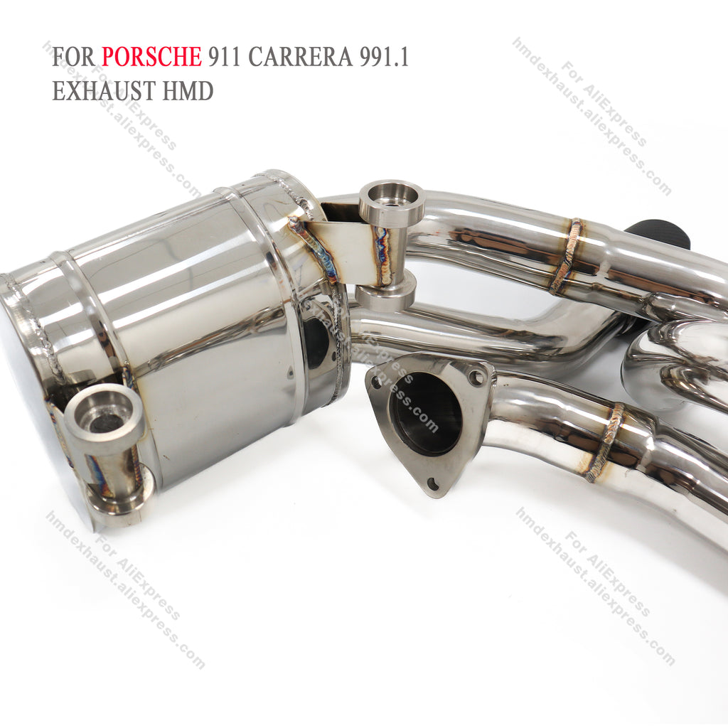 Porsche 911 carrera 991.1 catback sus304 Valved Sport Exhaust System