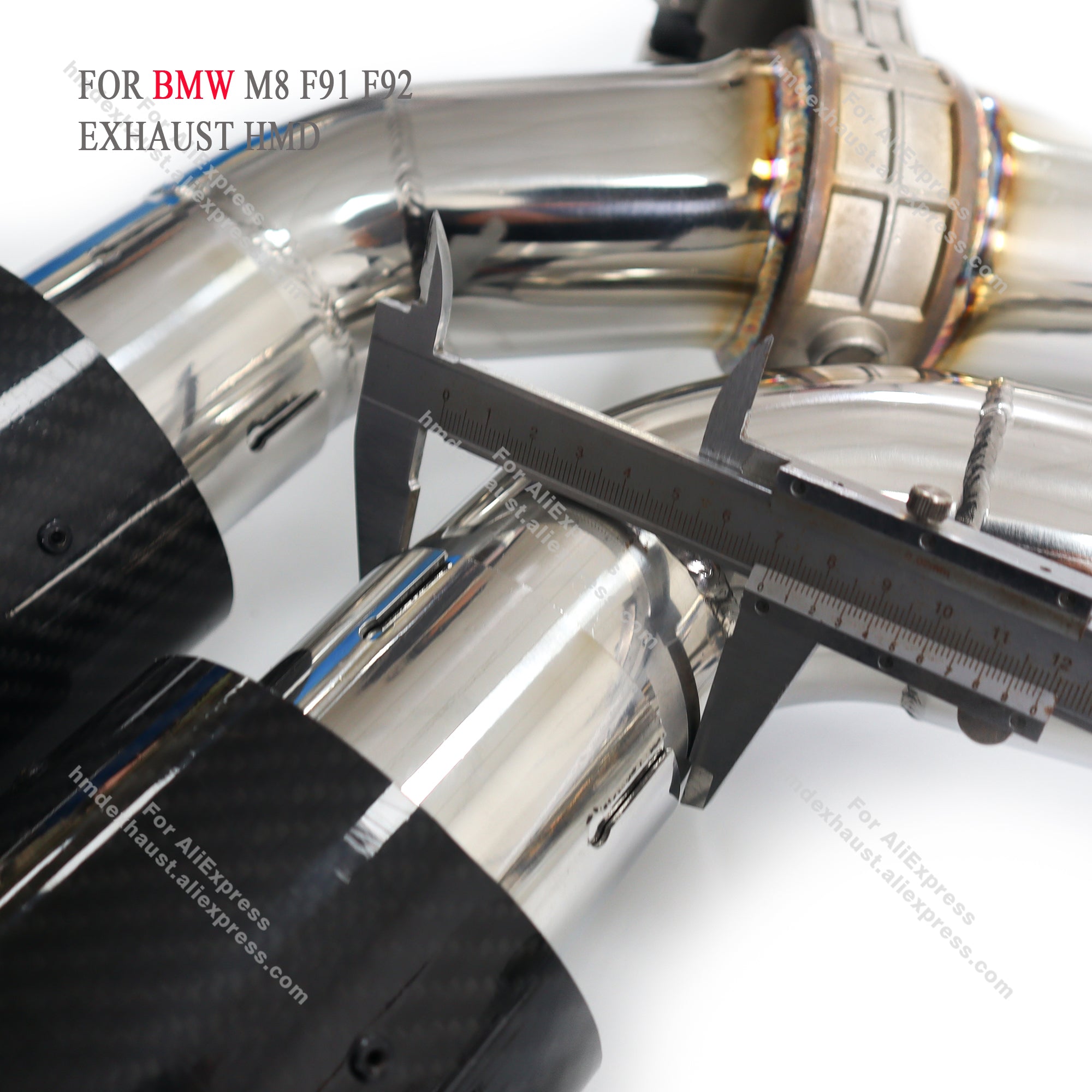 BMW M8 F91 F92 catback sus304 Valved Sport Exhaust System