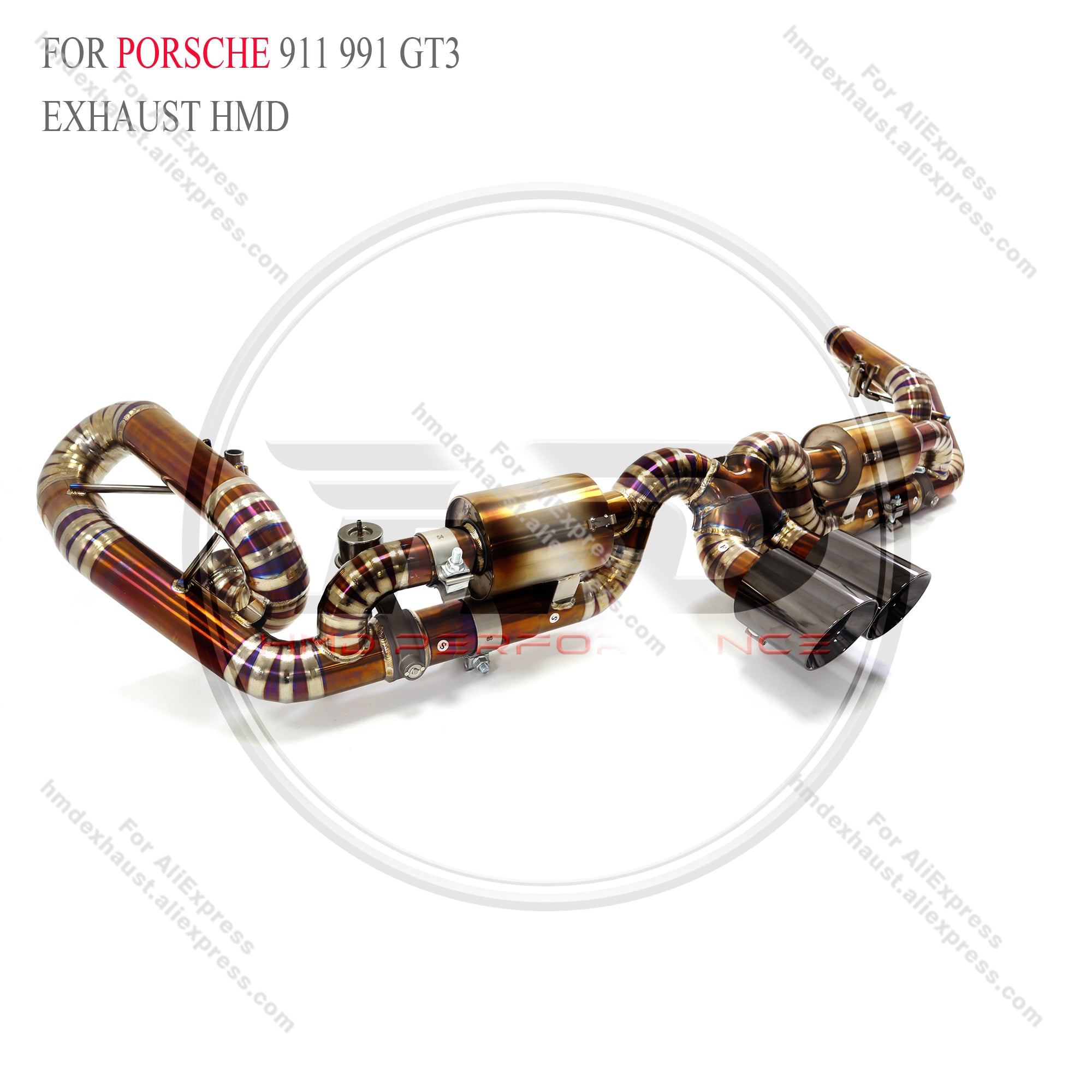 Porsche 911 991.1 GT3 Catback Titanium Valved Sport Exhaust System