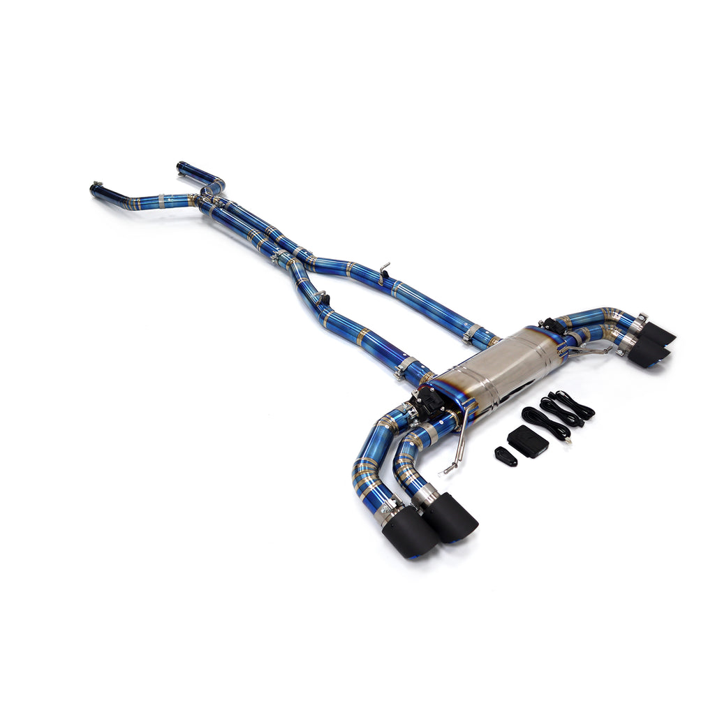 BMW X5M X6M F95 F96 4.4T Catback Titanium Valved Sport Exhaust System