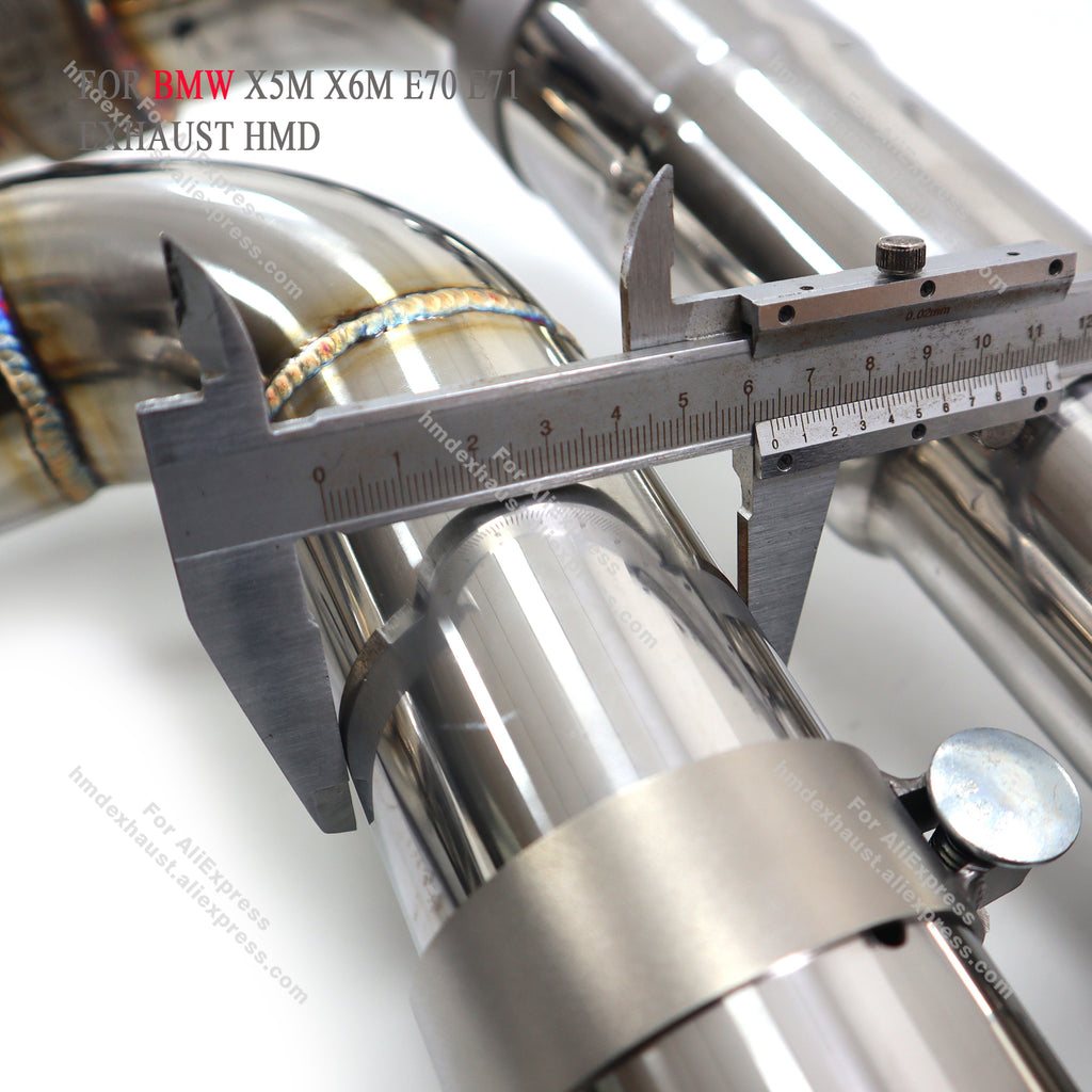 BMW X5M X6M E70 E71 catback sus304 Valved Sport Exhaust System