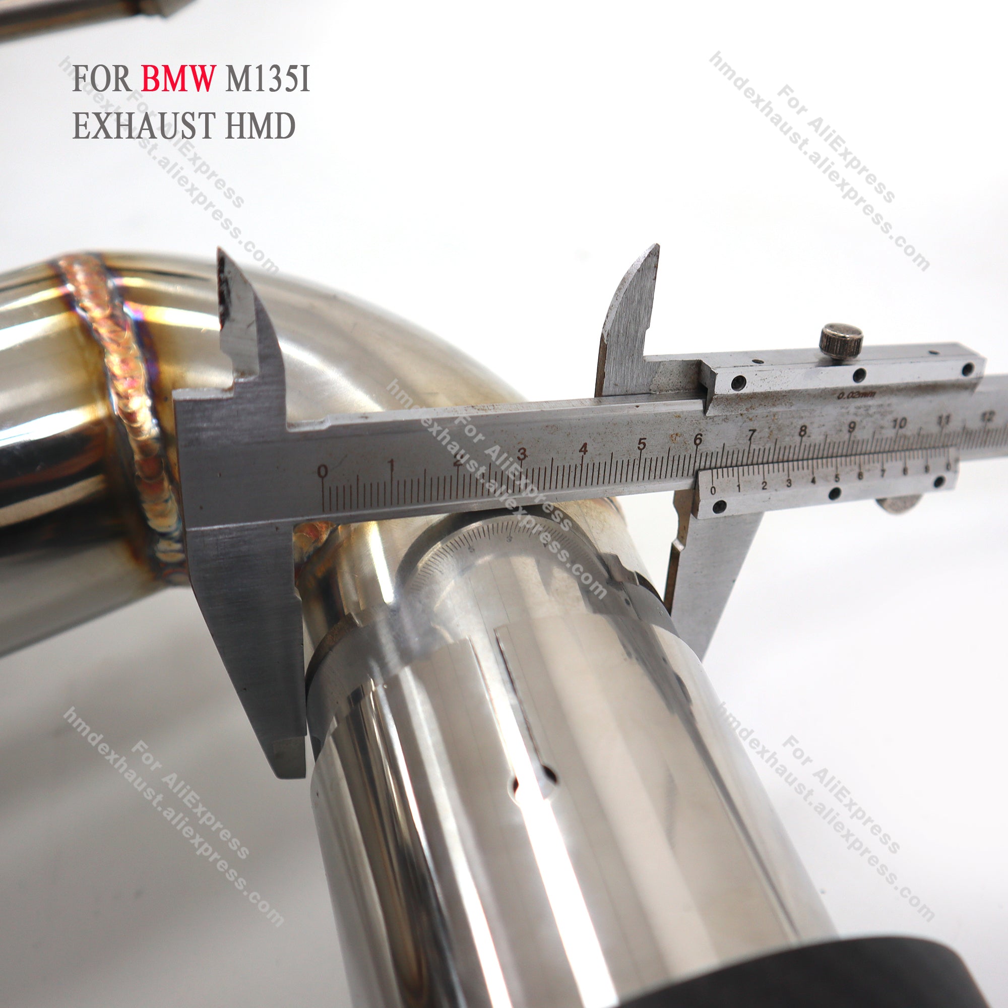 Exhaust System for BMW M135I catback Modified to Fit M2 Rear Diffuser sus304
