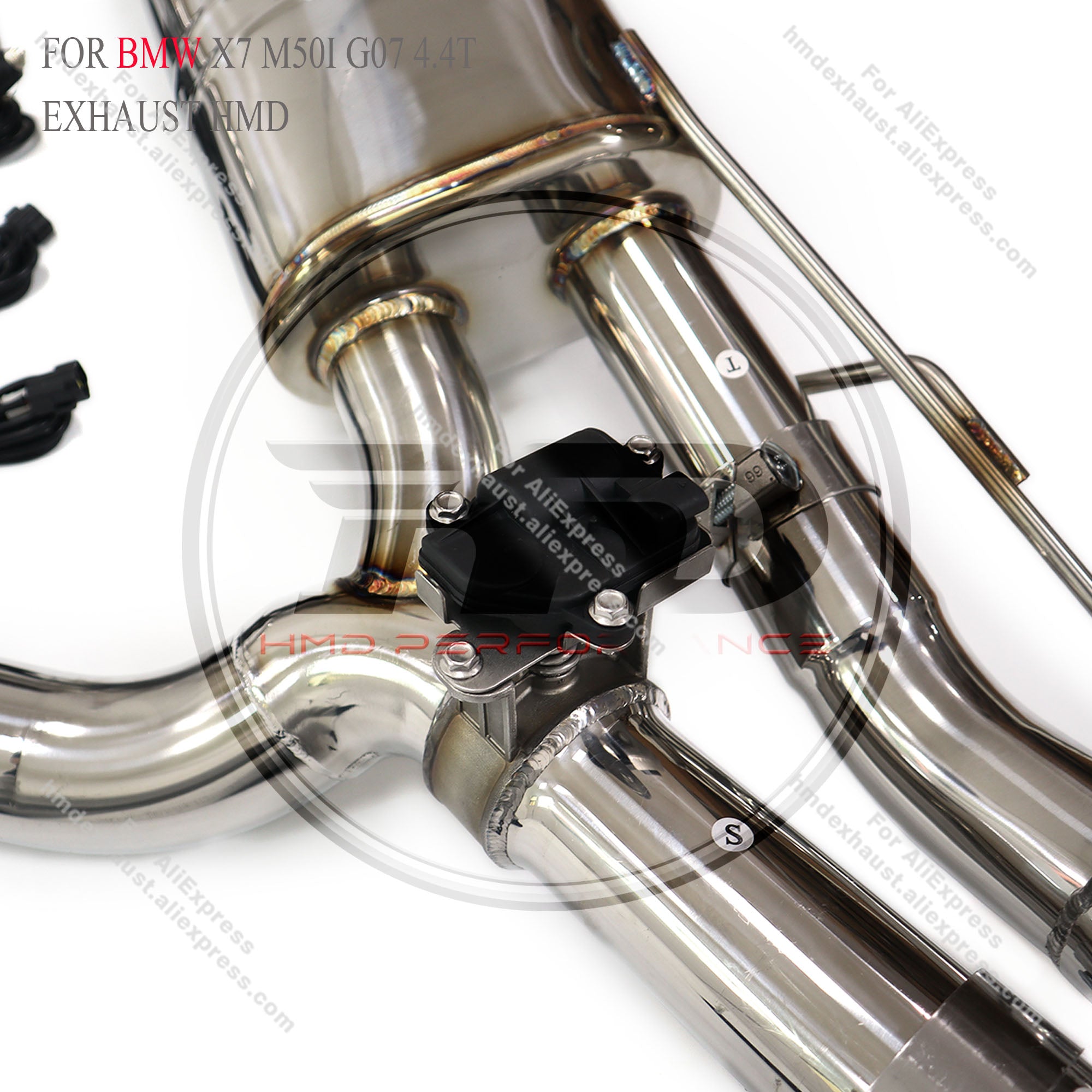 BMW X7 M50I G07 4.4T catback sus304 Valved Sport Exhaust System