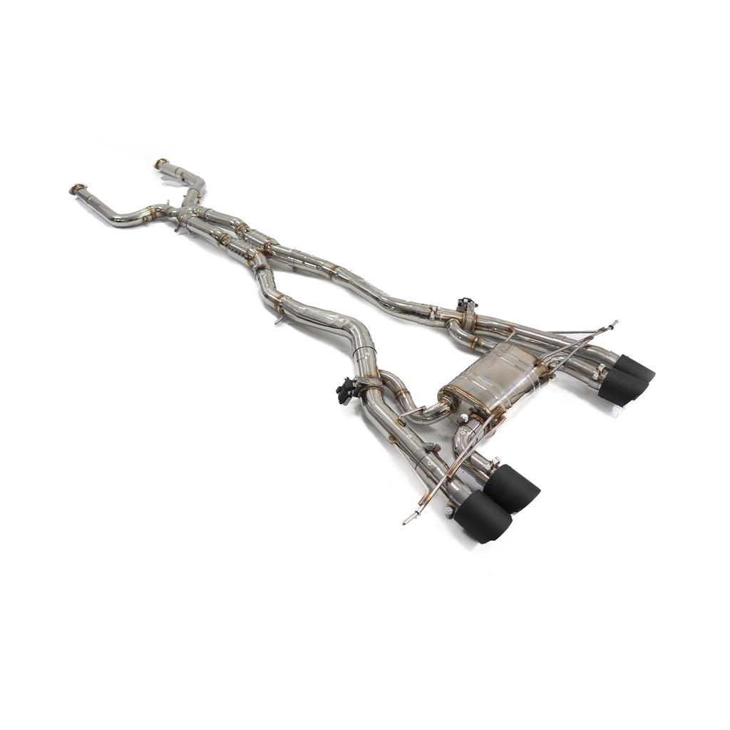 BMW M3 M4 G80 G82 Stainless Steel Polished CatBack Exhaust System Regular Style