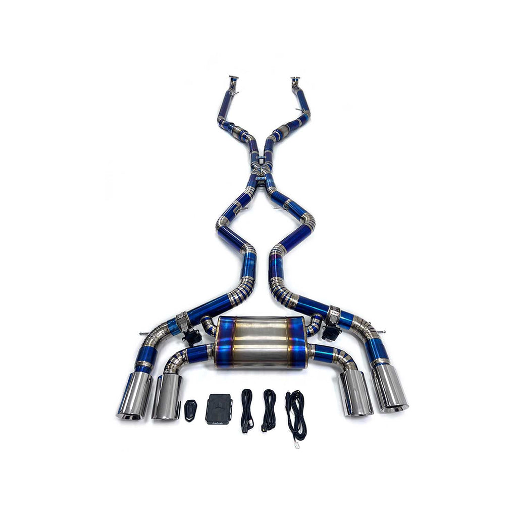 BMW X5M X6M E70 E71 Catback Titanium Valved Sport Exhaust System