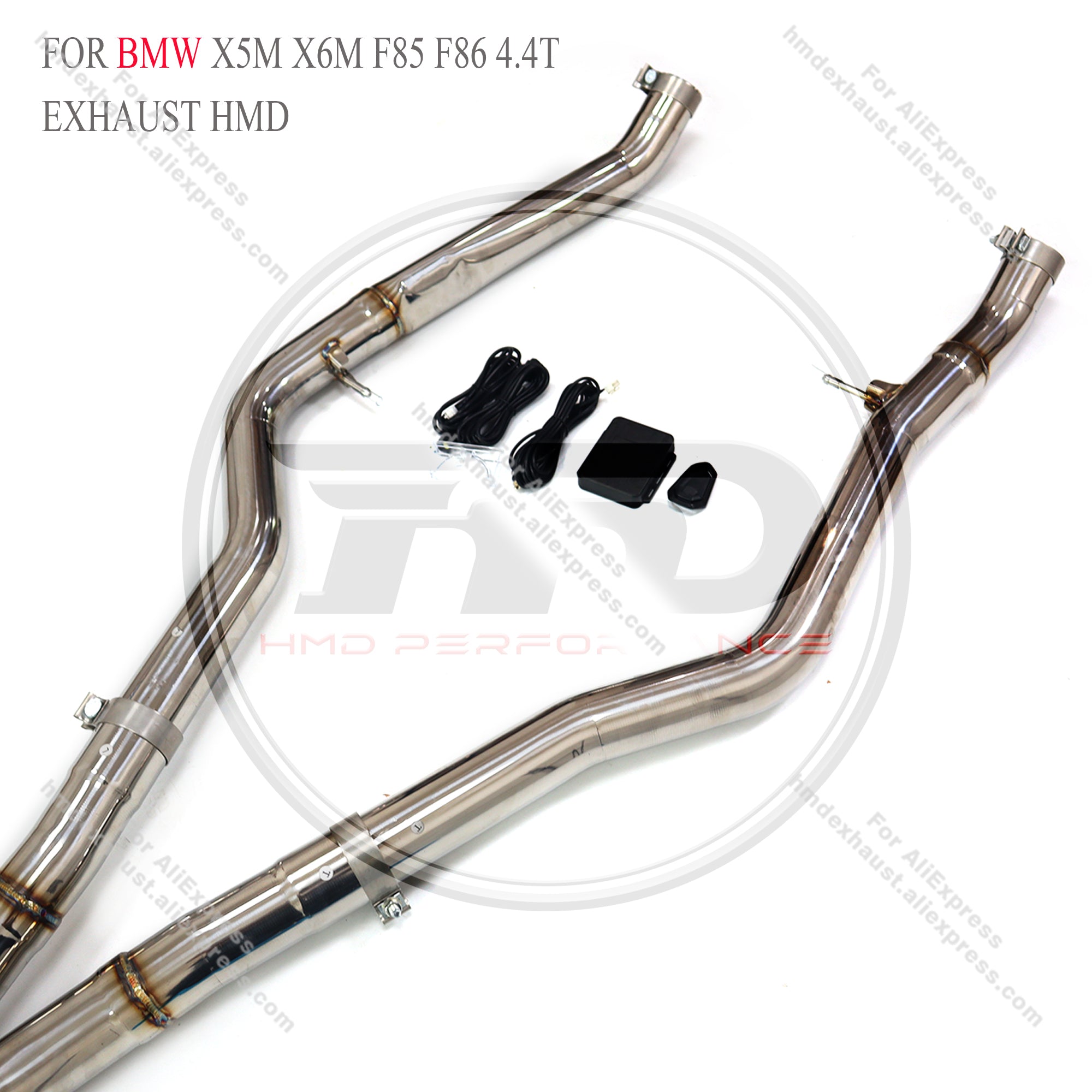 BMW X5M X6M F85 F86 4.4T catback sus304 Valved Sport Exhaust System