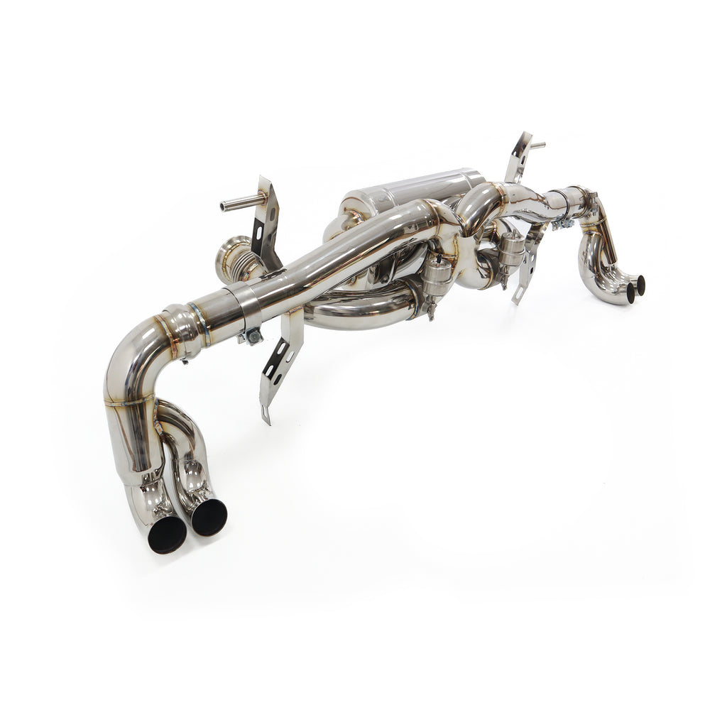 Audi R8 V10 catback sus304 Valved Sport Exhaust System  with X pipe