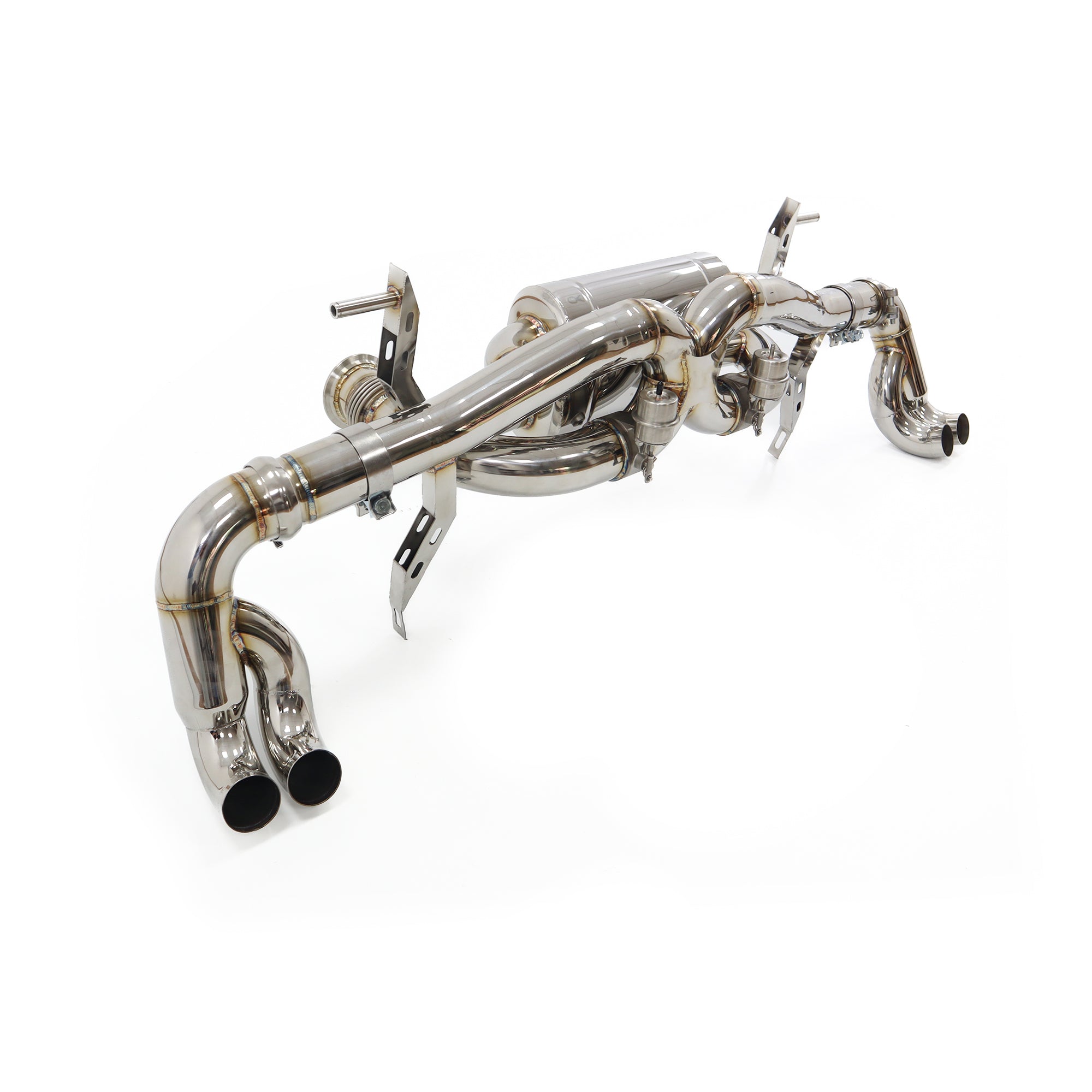 Audi R8 V10 catback sus304 Valved Sport Exhaust System  with X pipe