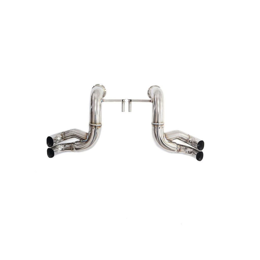 Audi R8 V10 Straight Catback  High Flow Exhaust System Minimalist Design