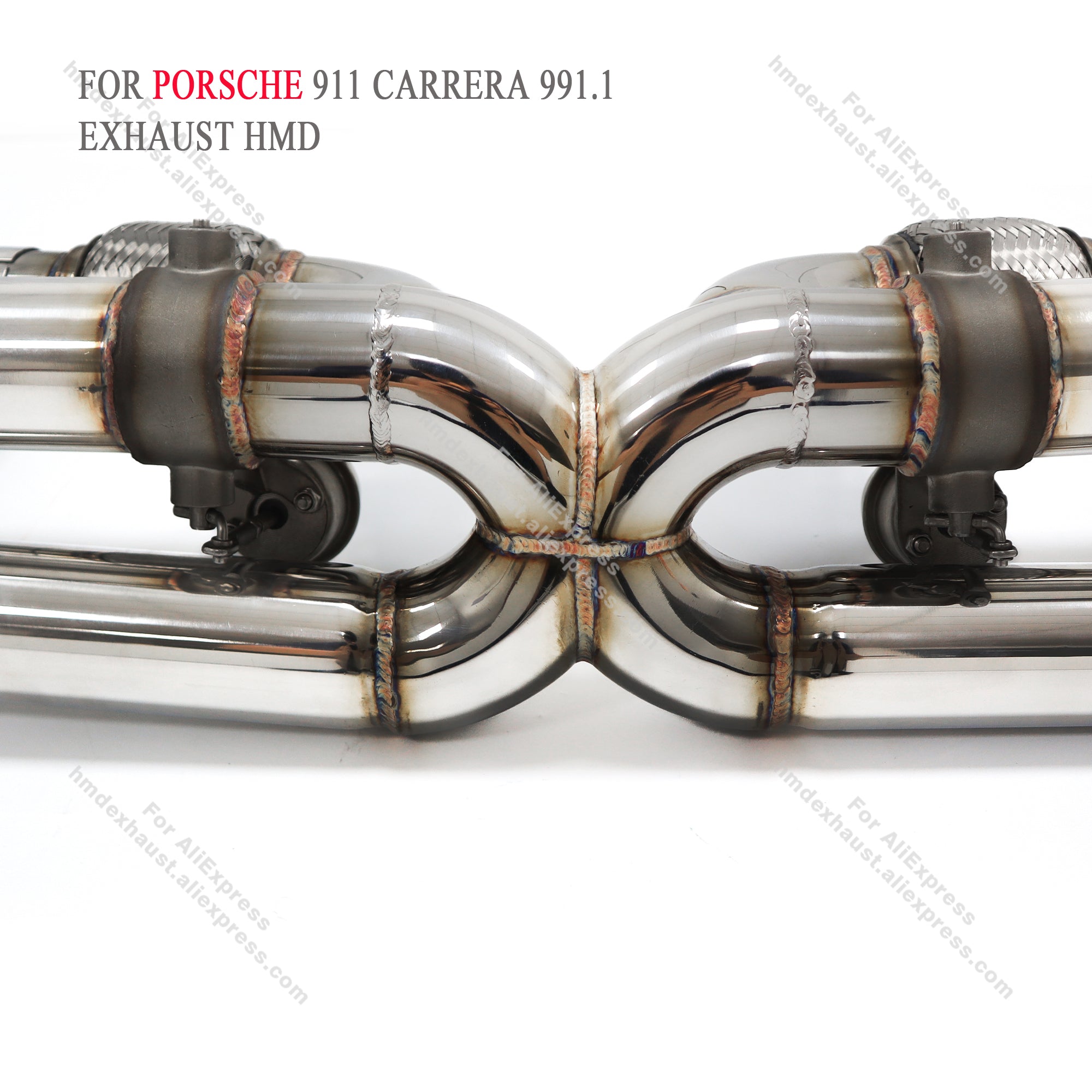Porsche 911 carrera 991.1 catback sus304 Valved Sport Exhaust System
