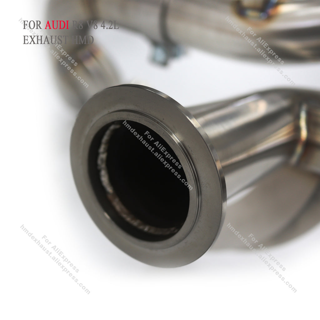 AUDI R8 V8 4.2L catback sus304 Valved Sport Exhaust System