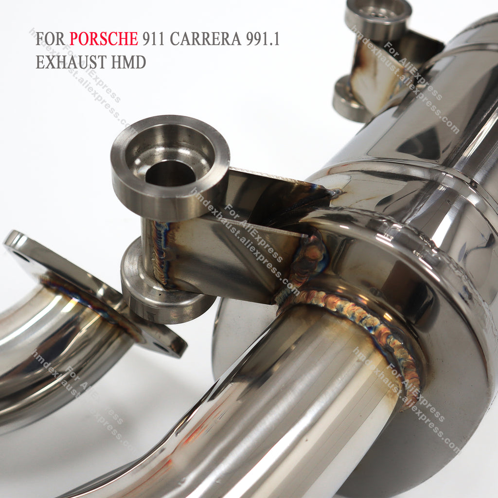 Porsche 911 carrera 991.1 catback sus304 Valved Sport Exhaust System