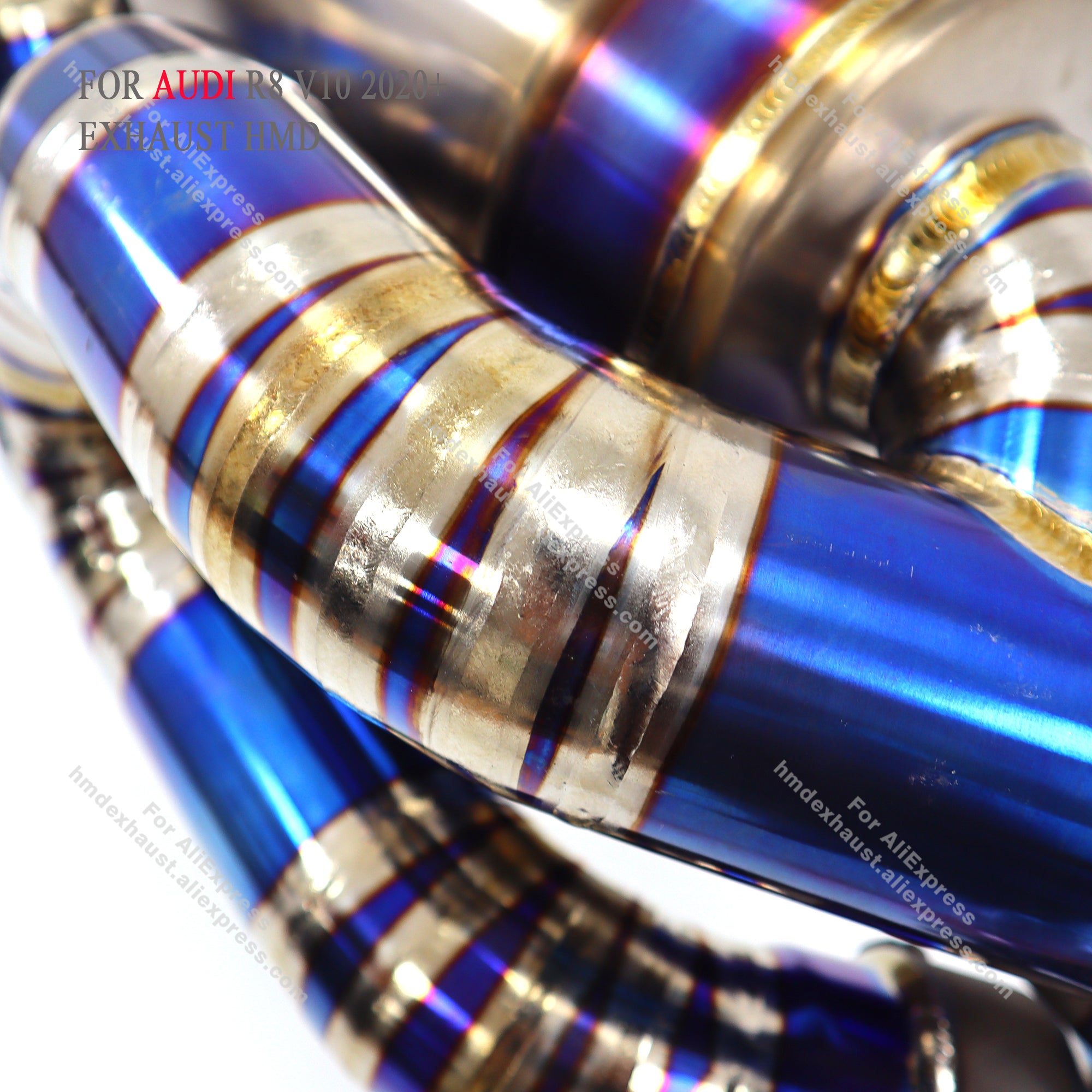 Audi R8 V10 2020+ Catback For OPF‑Equipped models Titanium Valved Sport Exhaust System