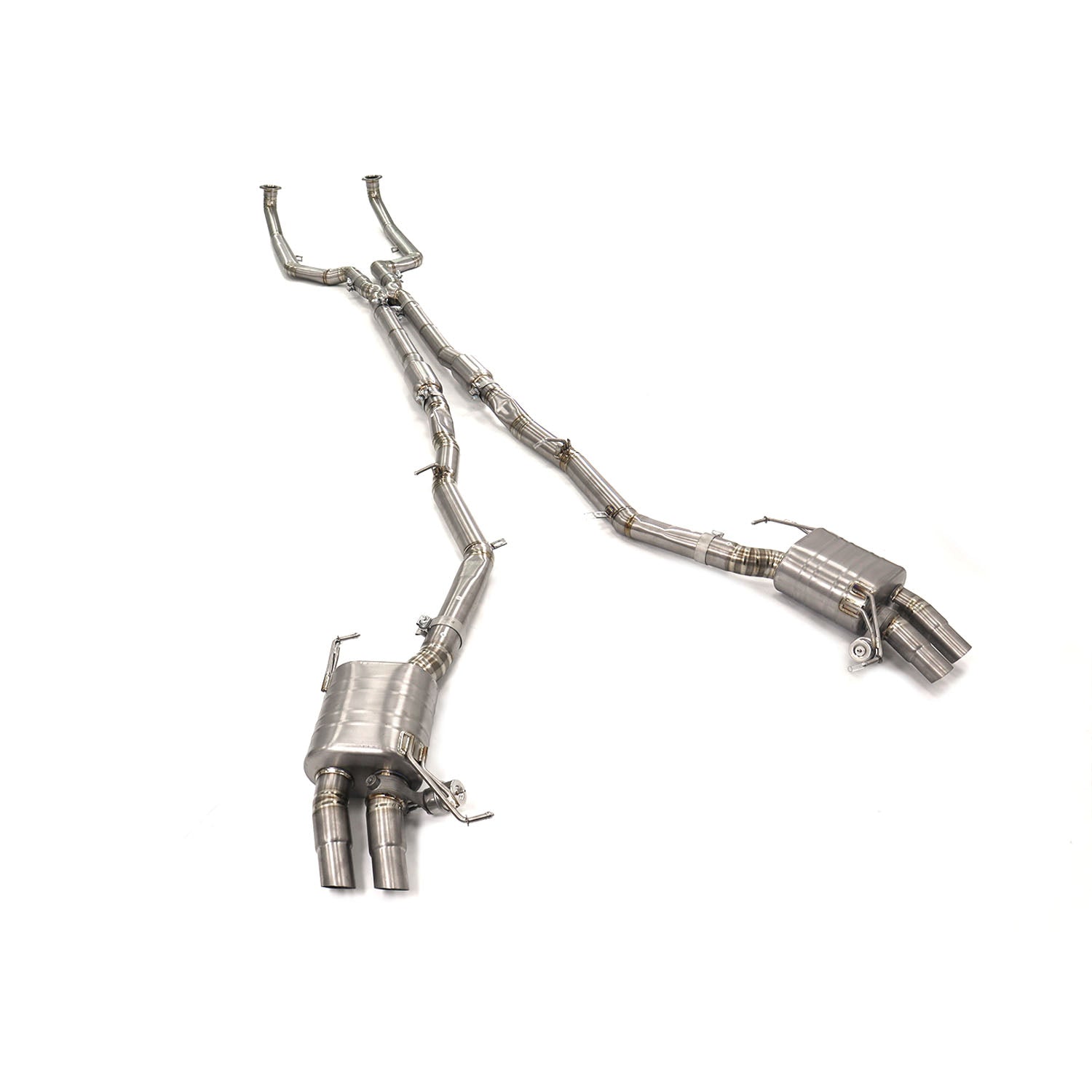 BMW 750i F02 4.4T Catback Titanium Valved Sport Exhaust System