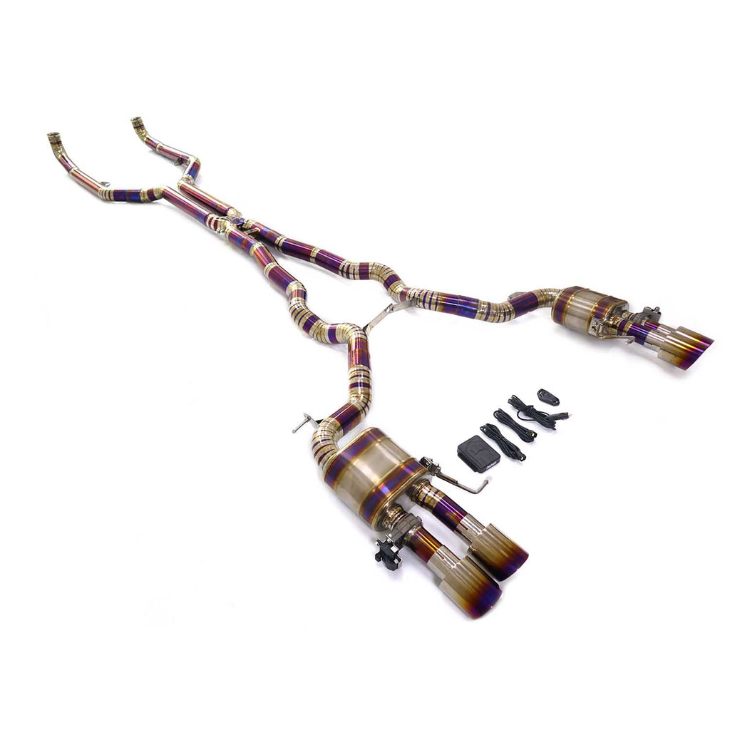 BMW M6 F10 F06 4.4L S63 Catback Titanium Valved Sport Exhaust System