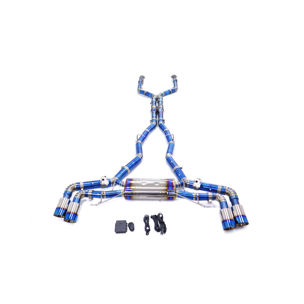 BMW X5MX6M F95F96 LCI 2024+ Catback Titanium Valved Sport Exhaust System