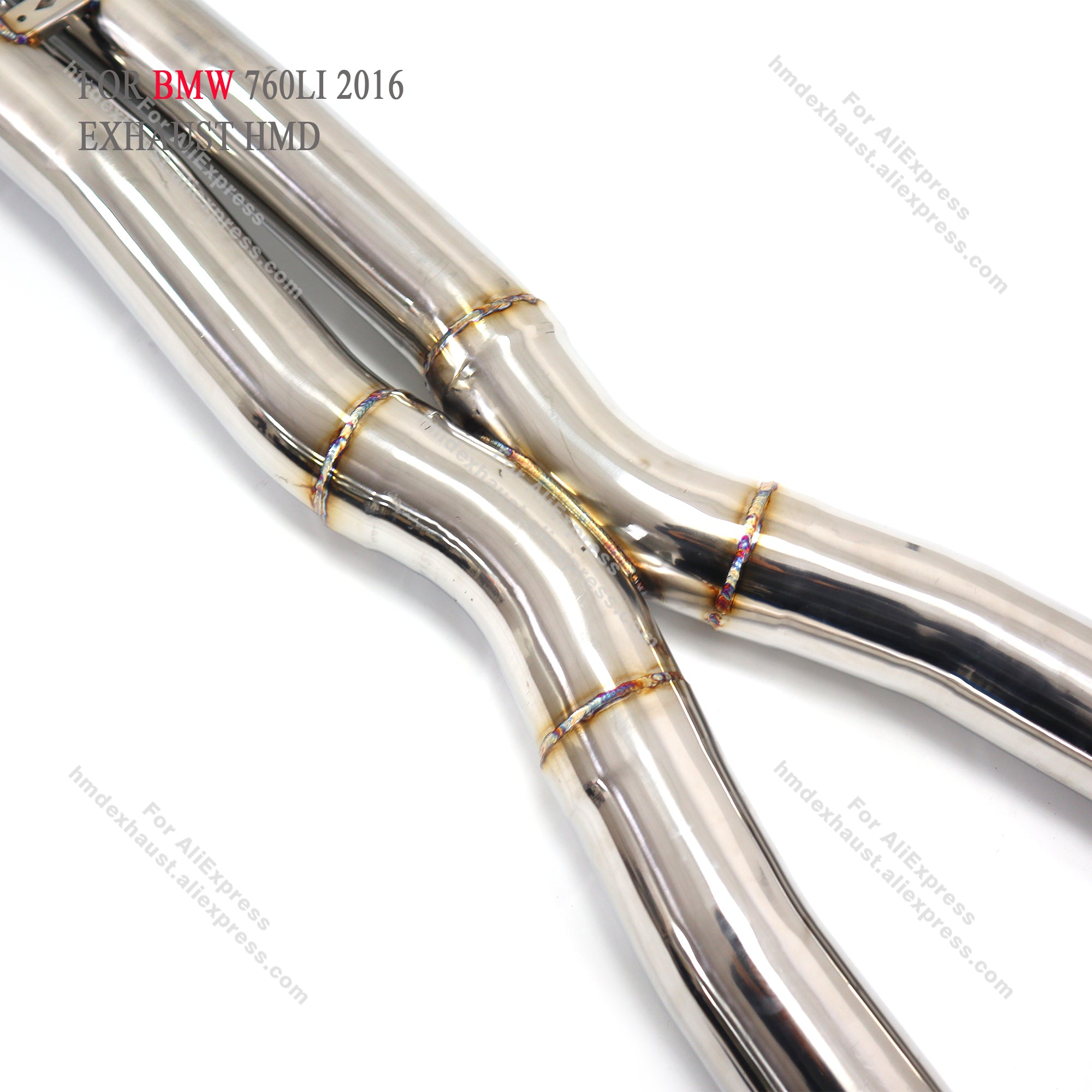 BMW 760LI 2016 catback sus304 Valved Sport Exhaust System