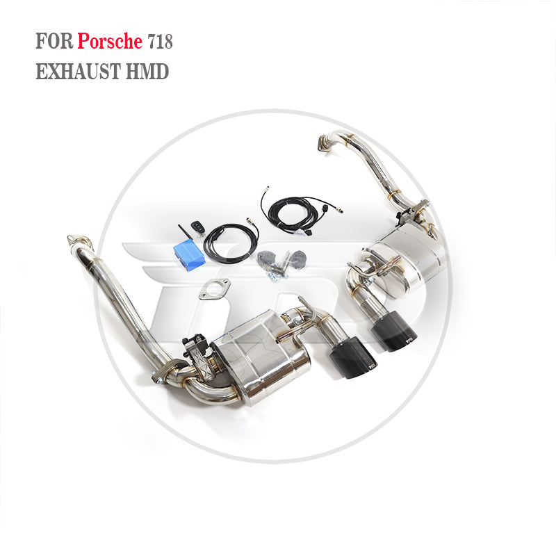 Porsche 718 982 catback sus304 Valved Sport Exhaust System