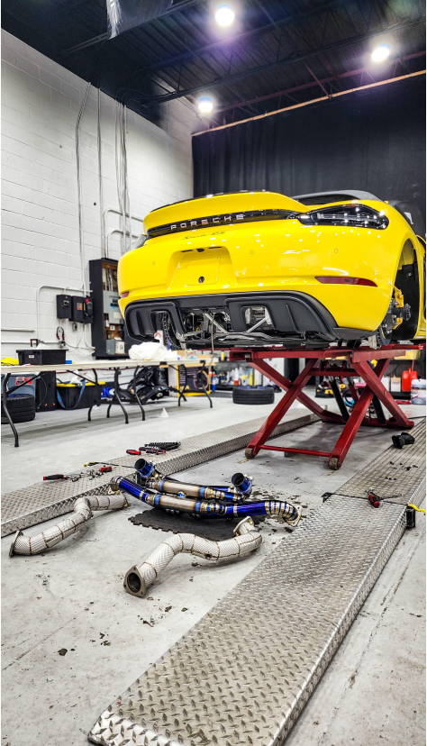 Porsche 718 GT4 RS 4.0L Catback Titanium Valved Sport Exhaust System