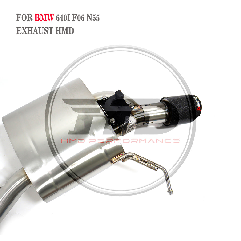 BMW 640i F06 N55 catback sus304 Valved Sport Exhaust System