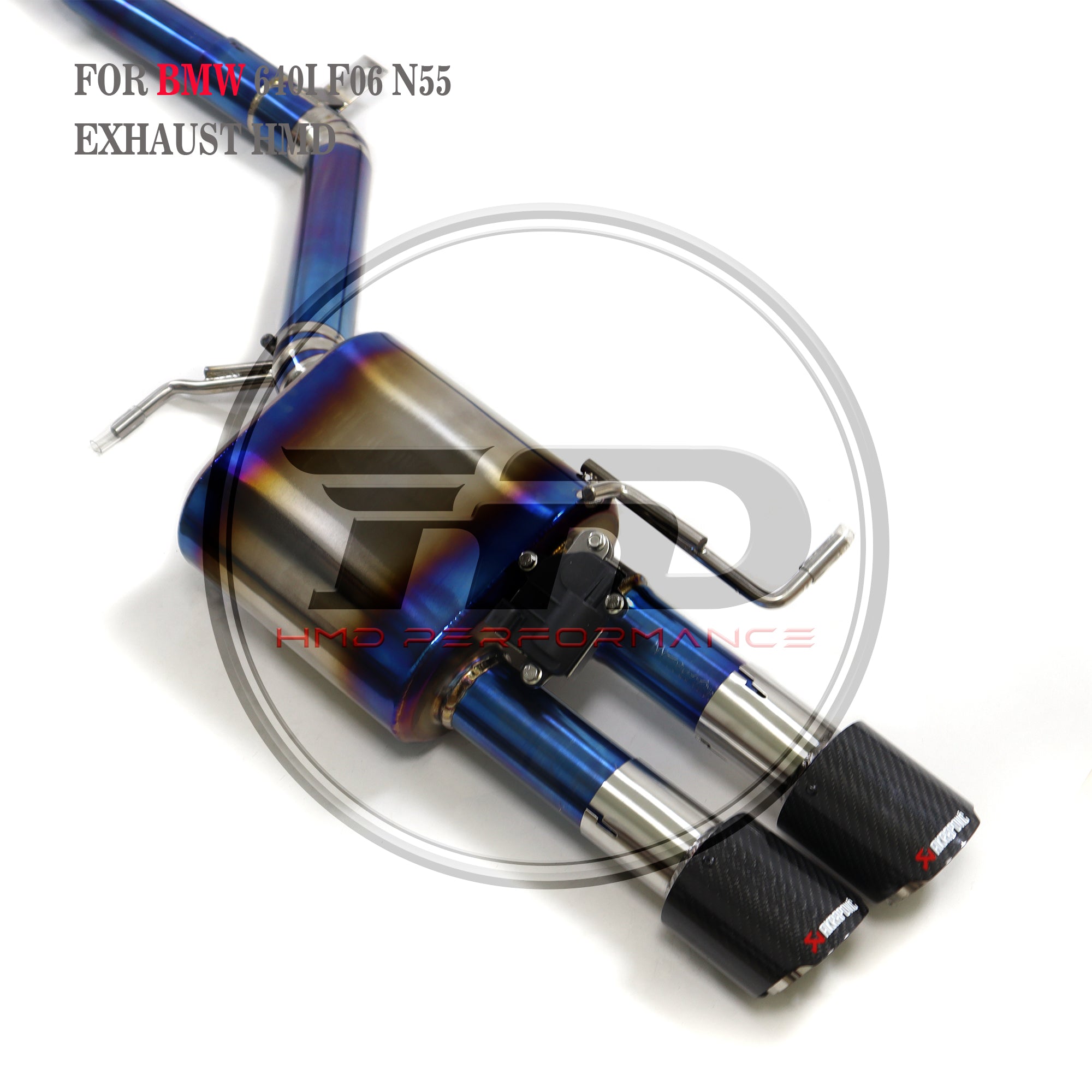 BMW 640i F06 N55 Catback Titanium Valved Sport Exhaust System