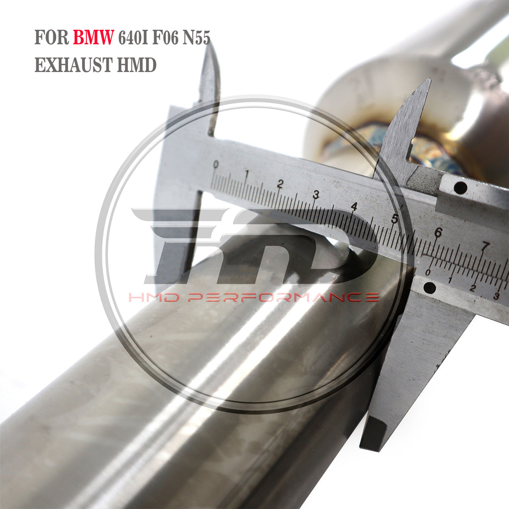 BMW 640i F06 N55 catback sus304 Valved Sport Exhaust System
