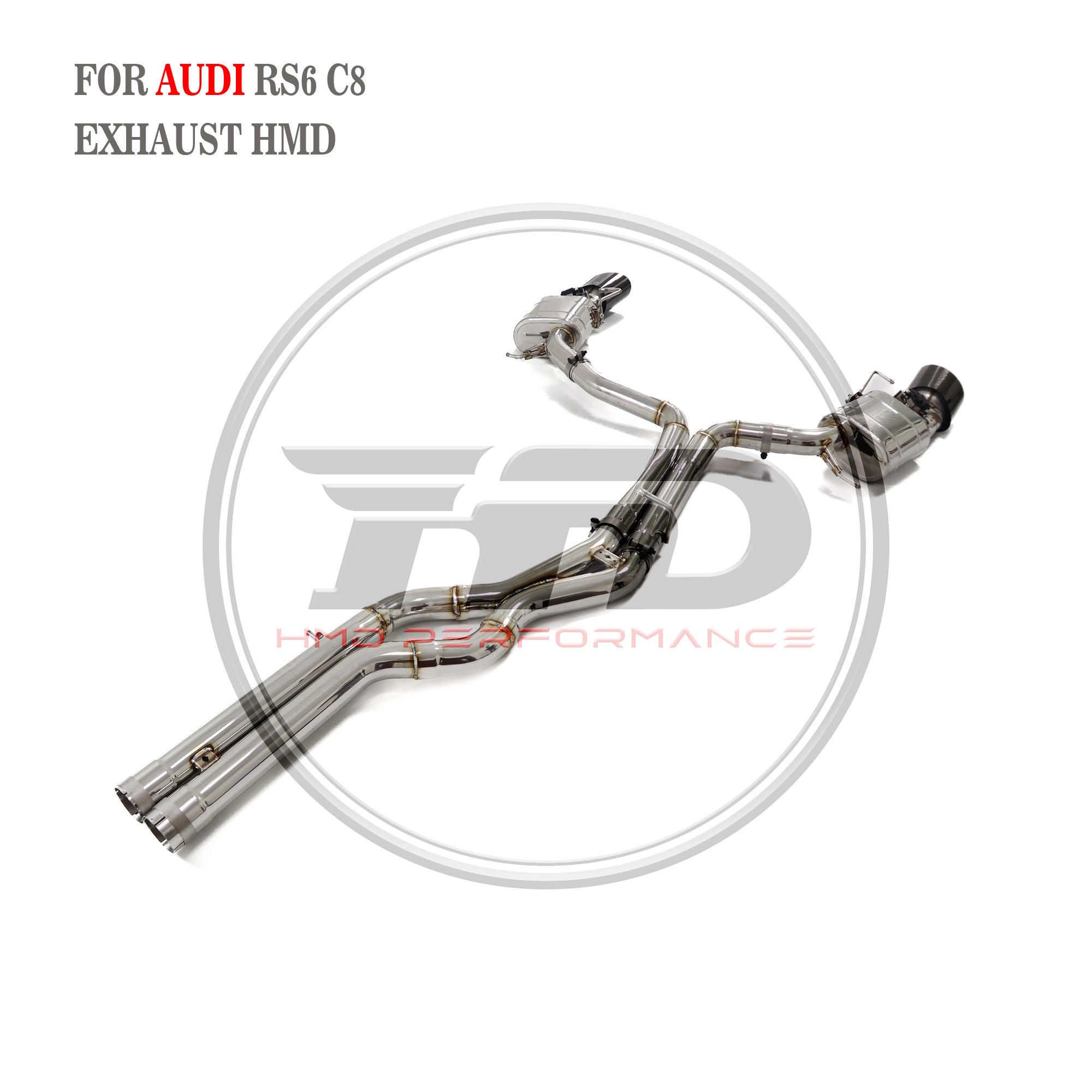Audi RS6 C8 catback sus304 Valved Sport Exhaust System