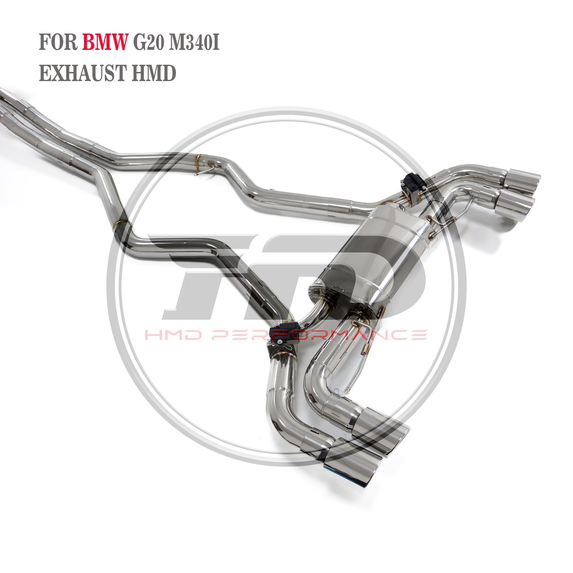 BMW G20 M340I catback sus304 Valved Sport Exhaust System