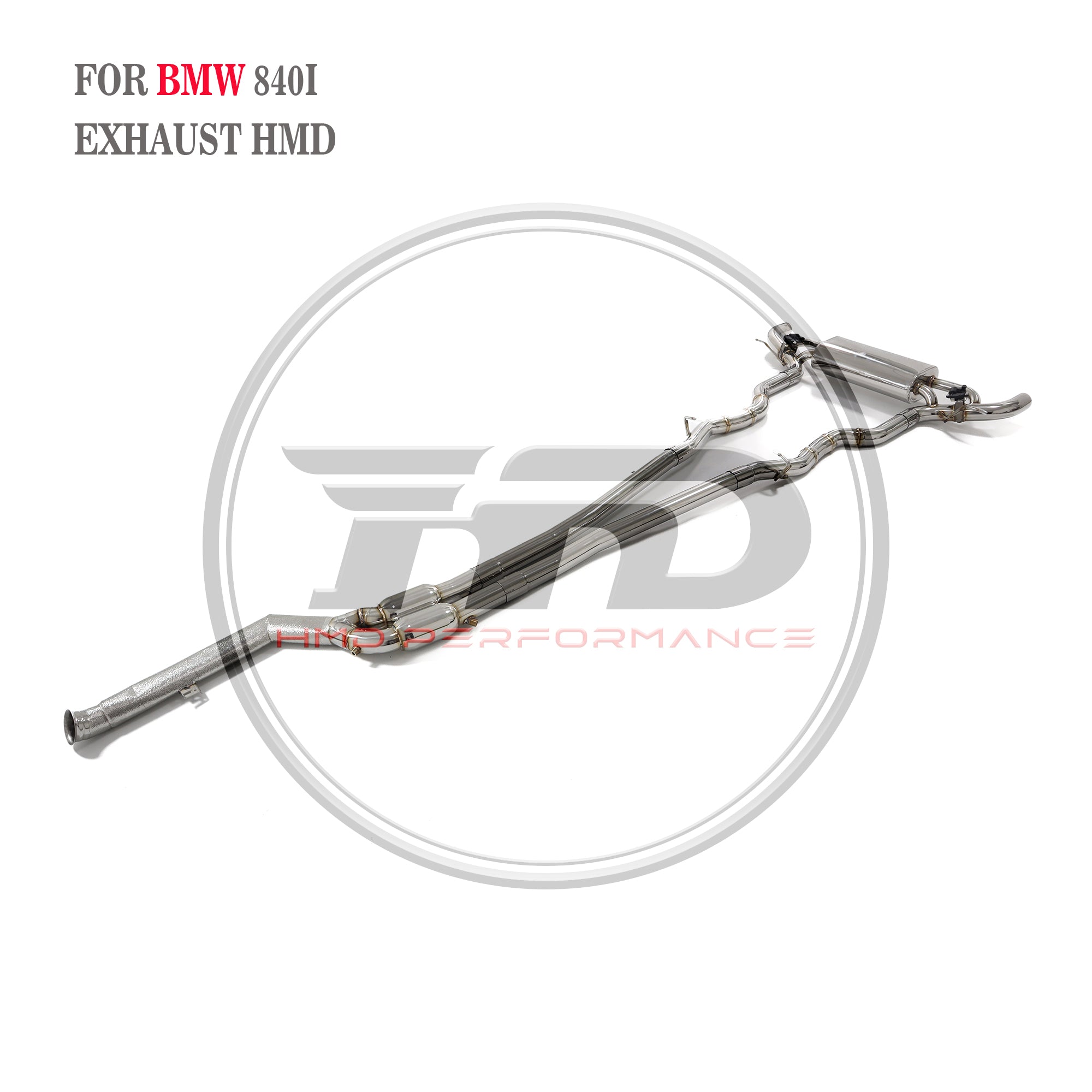 BMW 840I catback sus304 Valved Sport Exhaust System