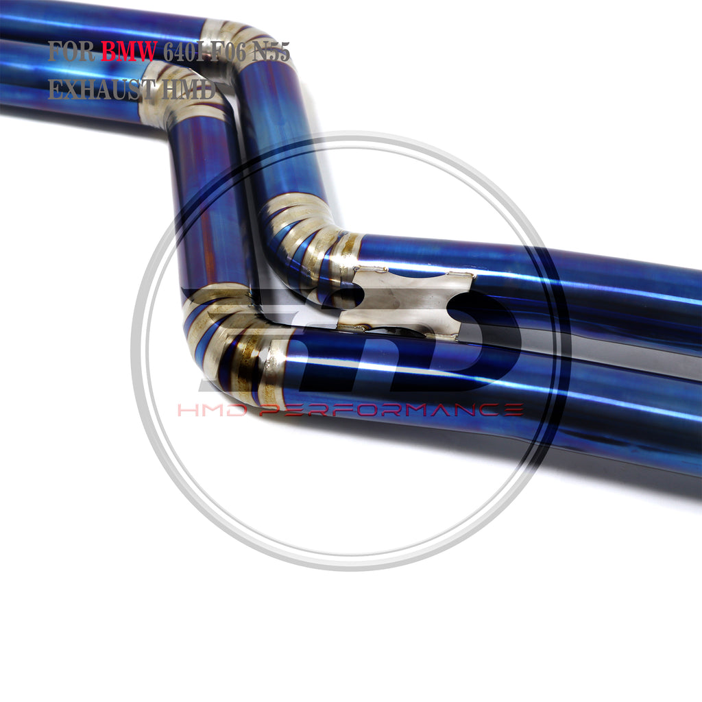 BMW 640i F06 N55 Catback Titanium Valved Sport Exhaust System