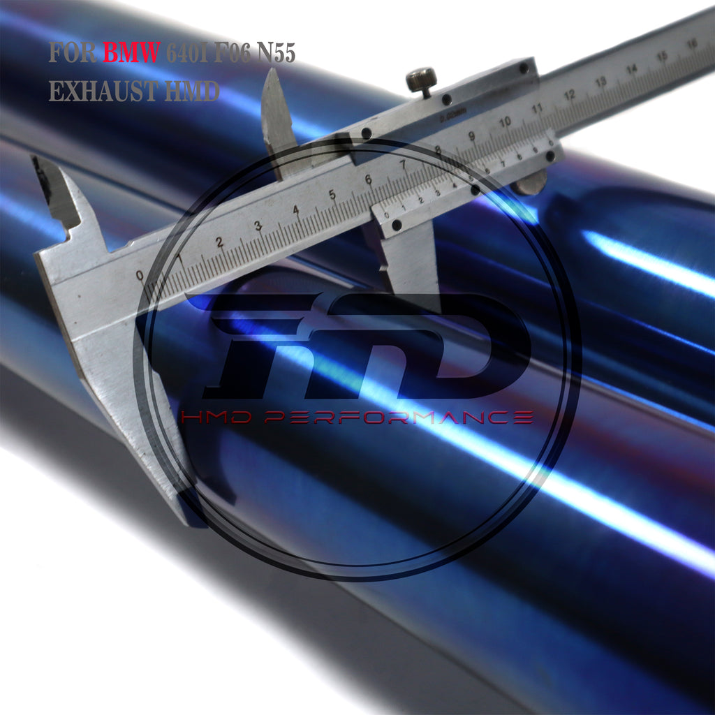 BMW 640i F06 N55 Catback Titanium Valved Sport Exhaust System