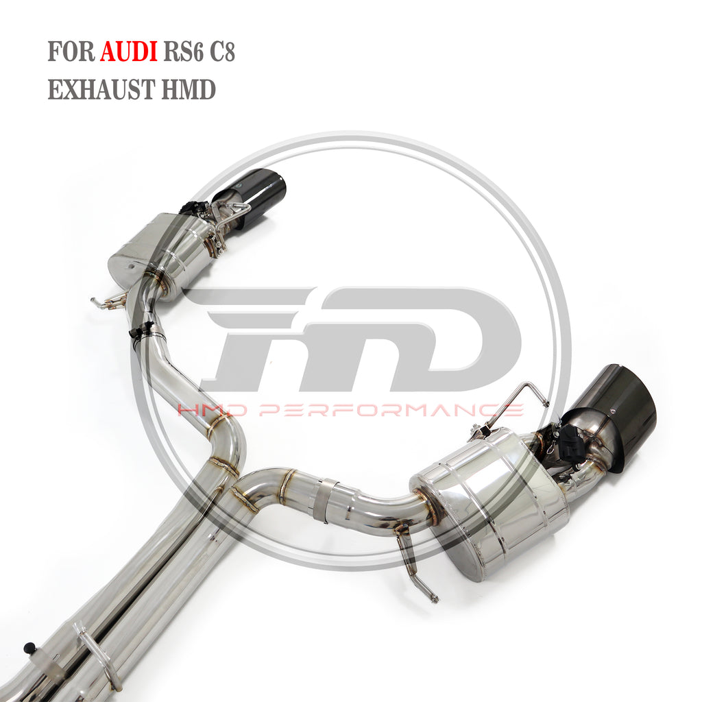 Audi RS6 C8 catback sus304 Valved Sport Exhaust System