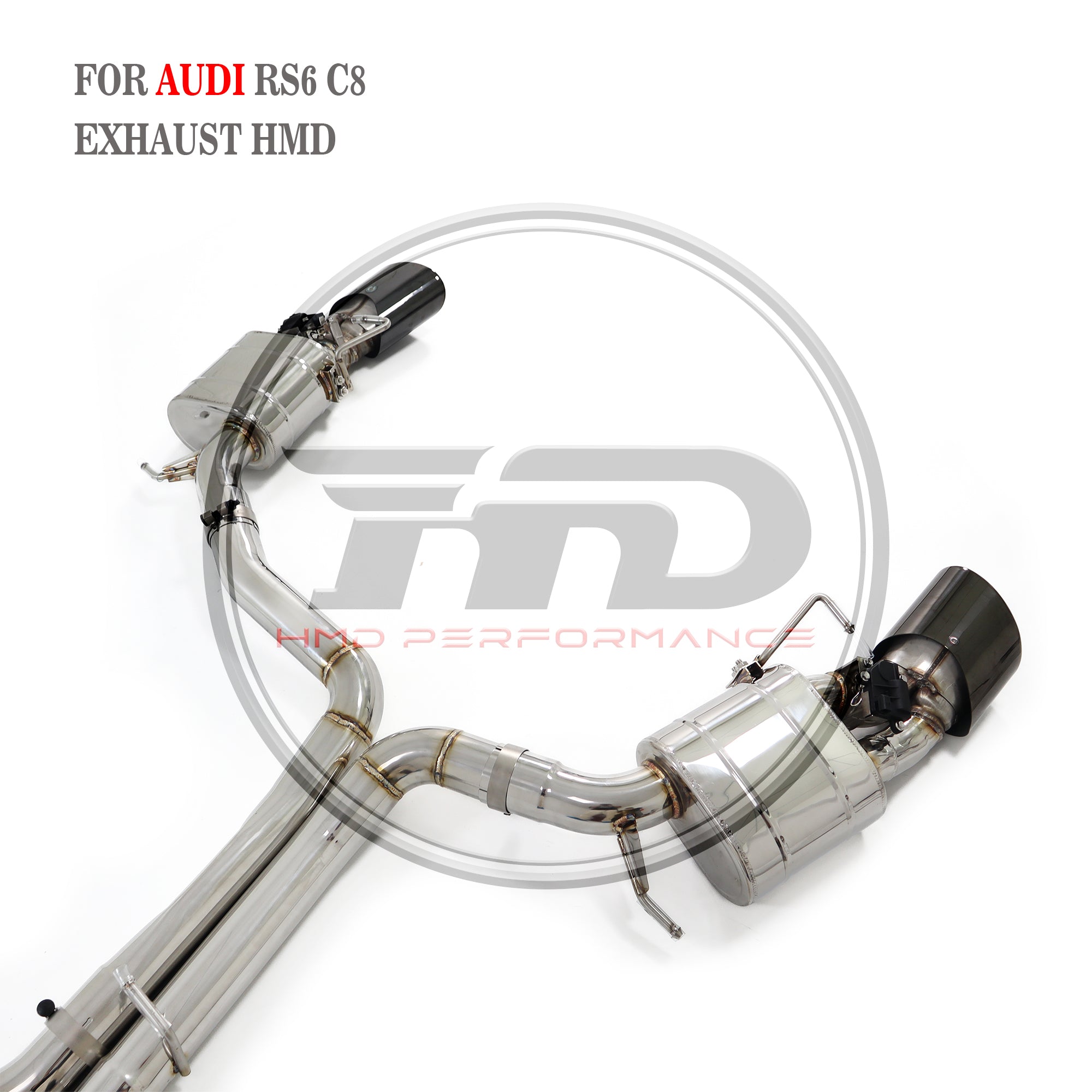 Audi RS6 C8 catback sus304 Valved Sport Exhaust System