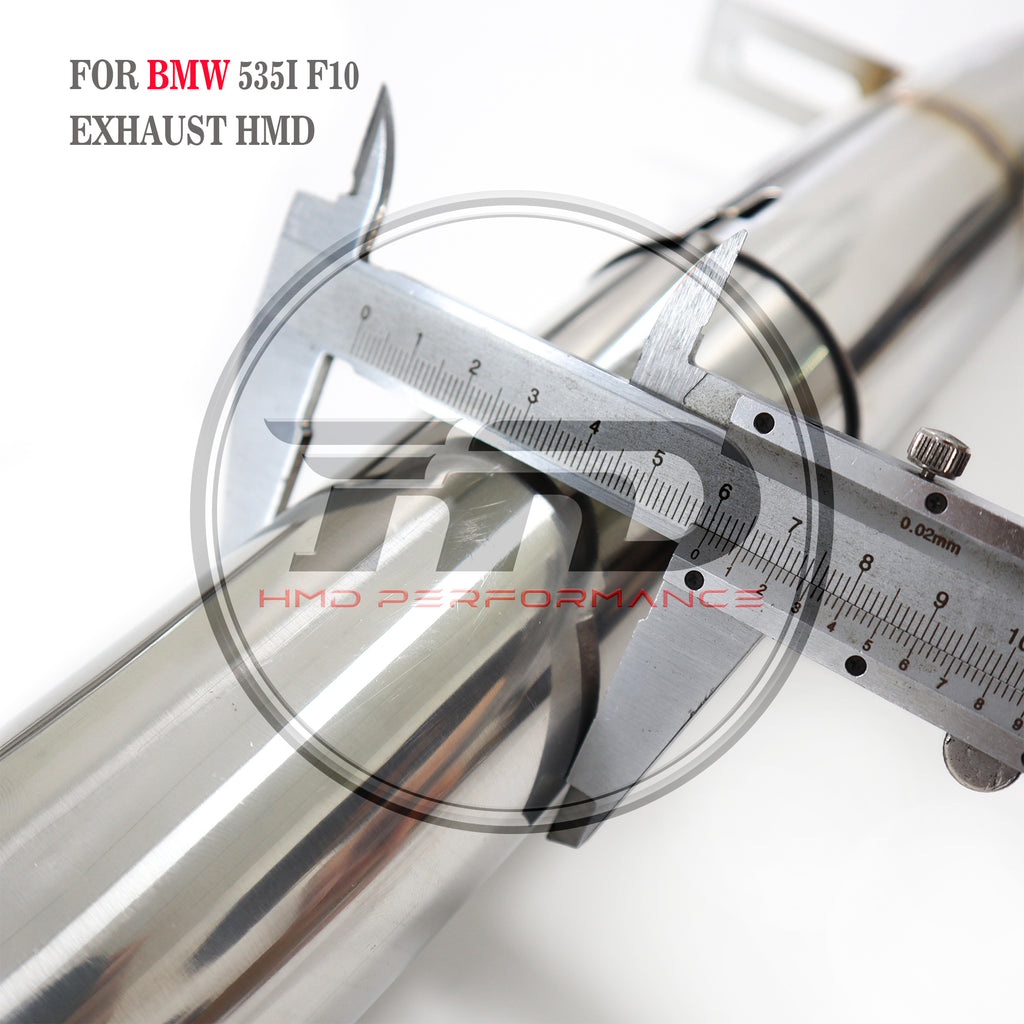 BMW 535I F10 catback sus304 Valved Sport Exhaust System