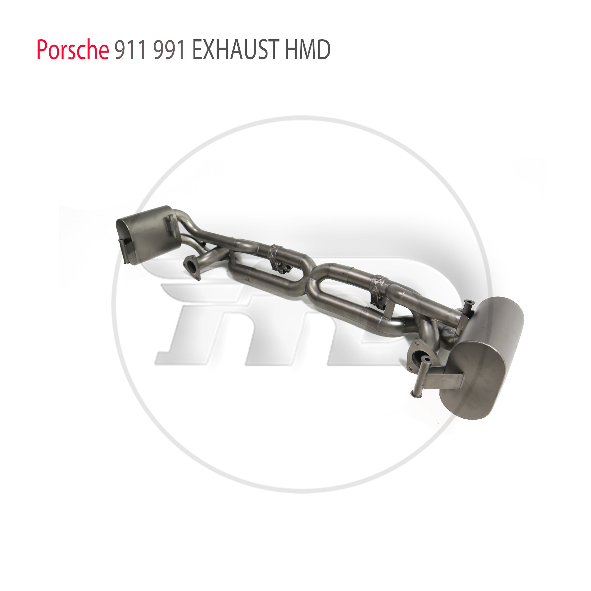 Stainless Steel Catback Exhaust for Porsche 991.1 with 991 GT2RS Style Rear Diffuser Conversion