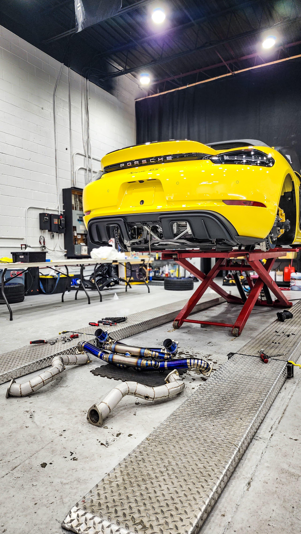 Porsche 718 GT4 RS 4.0L Catback Titanium Valved Sport Exhaust System