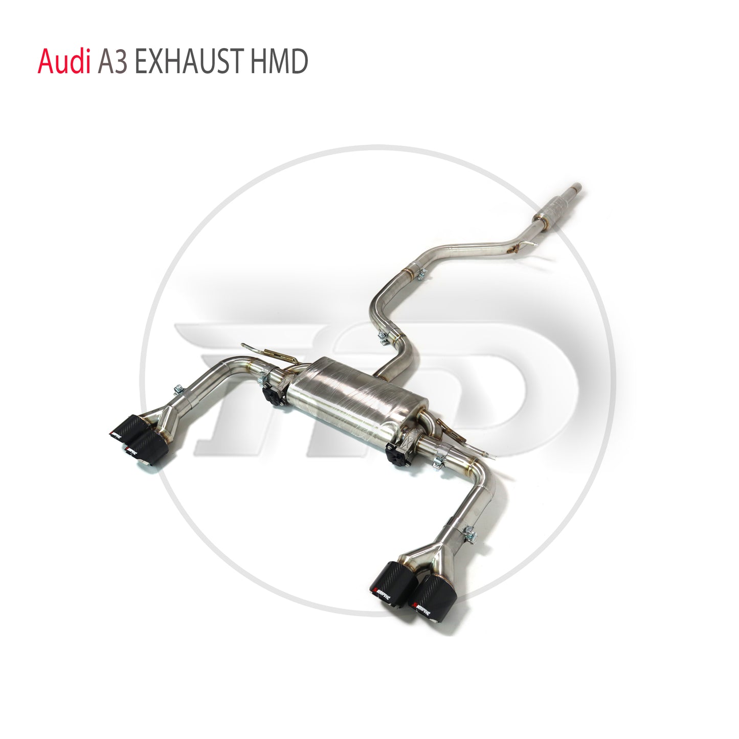 Auto Performance Catback for Audi A3 1.4T 1.8T 2.0T Electronic Valve Muffler Tuning ss304 System