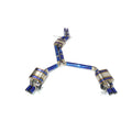 Audi RS5 RS4 B8 4.2l Catback Heat‑Blued Titanium Valved Sport Exhaust System